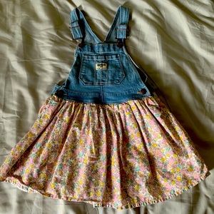 NWOT Osh Kosh Overall Skirt Size 5T